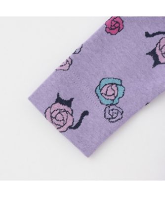 バラ猫ジャガードバルーンワンピース 7063512 | ANNA SUI mini