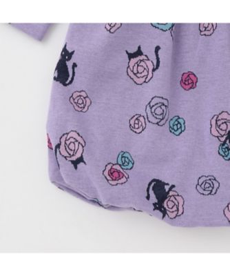 バラ猫ジャガードバルーンワンピース 7063512 | ANNA SUI mini