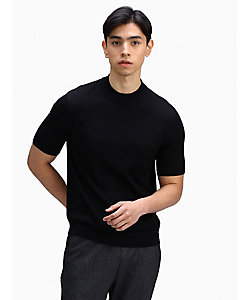 Calvin Klein (Men)/カルバン・クライン ミニモックネックショートスリーブセーター　Ｋ１０９４１３