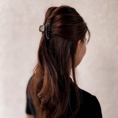 アッカ ヘアクリップ ティアラクイーン マーブル - ヘアアクセサリー