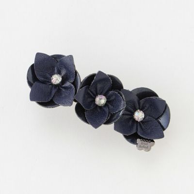 ＜ANNA SUI mini (Baby&Kids)＞合皮お花バレッタ