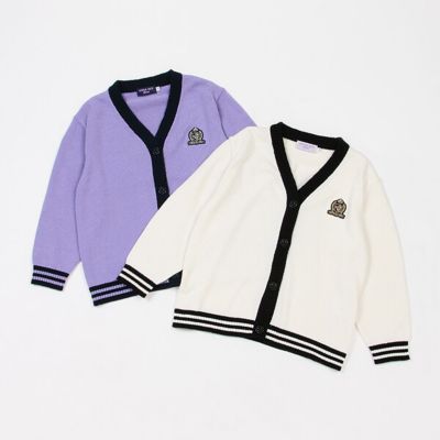 カレッジニットカーディガン
