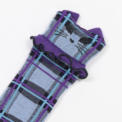 ネコ耳チェッククルーソックス | ANNA SUI mini (Baby&Kids