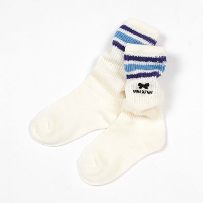 ＜ANNA SUI mini (Baby&Kids)＞ラインルーズ　ソックス