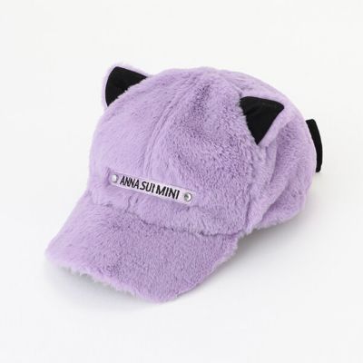 ＜ANNA SUI mini(Baby&Kids)＞ファー　ネコ　キャップ