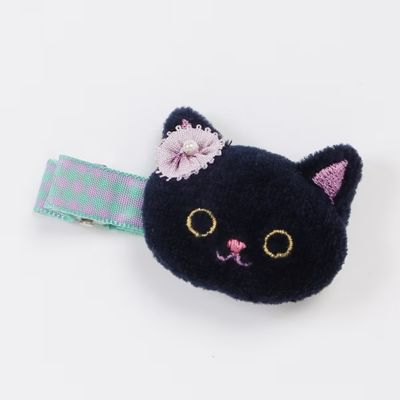 ネコヘアクリップ