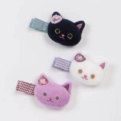 ネコヘアクリップ