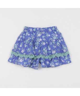 ＜ANNA SUI mini(Baby&Kids)＞”１５ｔｈ　Ａｎｎｉｖ．”　フラワー柄２段キュロット