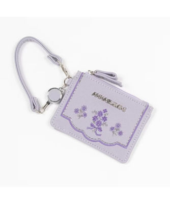 ＜ANNA SUI mini(Baby&Kids)＞お花ブーケ刺しゅうパスケース