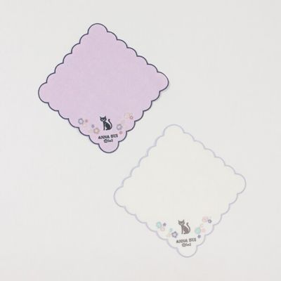 ネコ＆起毛パイルハンカチ