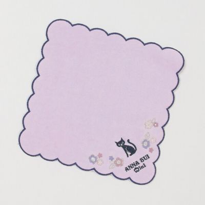 ＜ANNA SUI mini (Baby&Kids)＞ネコ＆起毛パイルハンカチ
