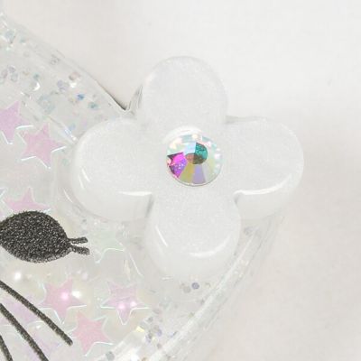 アクリルネコヘアクリップ