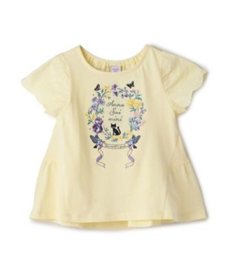 ＜ANNA SUI mini (Baby&Kids)＞ドリーミー花刺しゅうＴシャツ　７１５１２２７