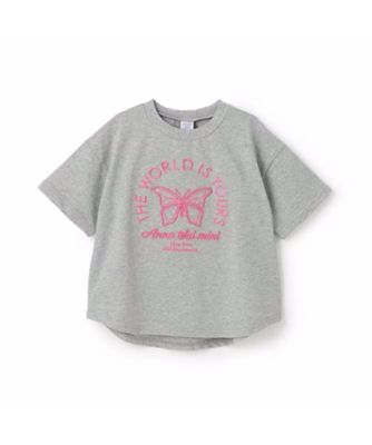 ＜ANNA SUI mini (Baby&Kids)＞蝶刺しゅうＴシャツ　７１５１２３２