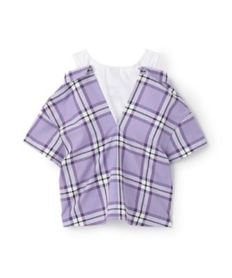 チェックシャツ＋半袖Ｔシャツ　７１５１２７２