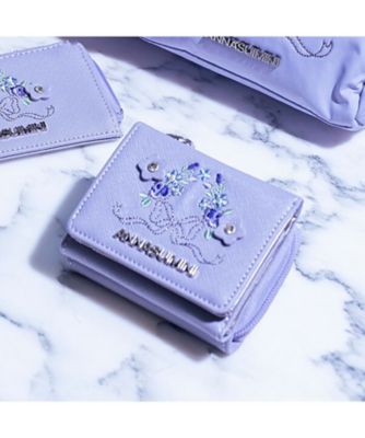 お花リース刺しゅう財布　７１５１４０６