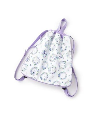 ANNA SUI mini (Baby&Kids)/アナ スイ・ミニ フラワーリース柄マチ付きナップサック　７１５１４１２