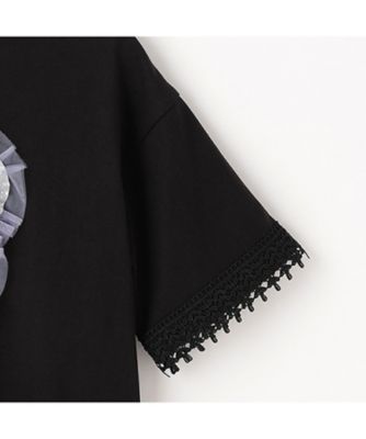 フリル蝶Ｔシャツ　７１５２２２３