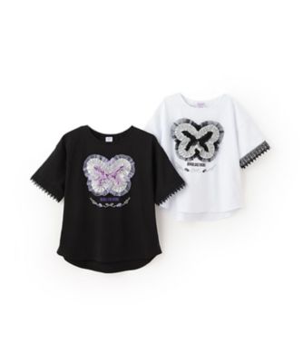 フリル蝶Ｔシャツ　７１５２２２３