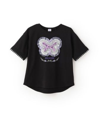 ANNA SUI mini (Baby&Kids)/アナ スイ・ミニ フリル蝶Tシャツ 7152223