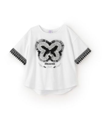 フリル蝶Ｔシャツ　７１５２２２３