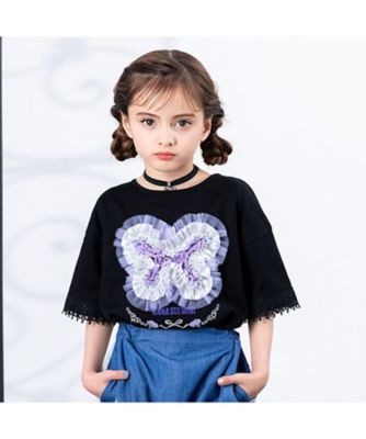 フリル蝶Ｔシャツ　７１５２２２３