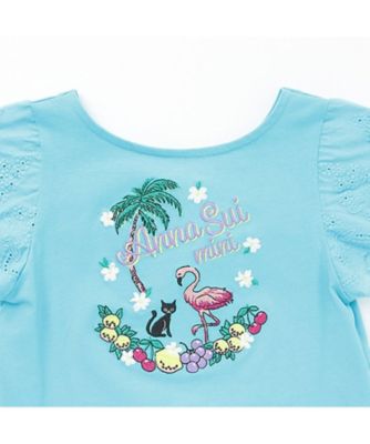 新品】アナスイミニ ダウン 中綿 コート アウター ねこ はっ水