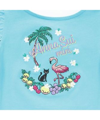 ネコリゾート刺繍Tシャツ 7152226 | ANNA SUI mini