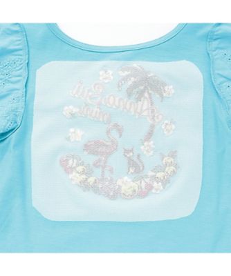ネコリゾート刺繍Tシャツ 7152226 | ANNA SUI mini