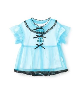 ANNA SUI mini (Baby&Kids)/アナ スイ・ミニ チュールフリルブラウス+Tシャツセット 7152270