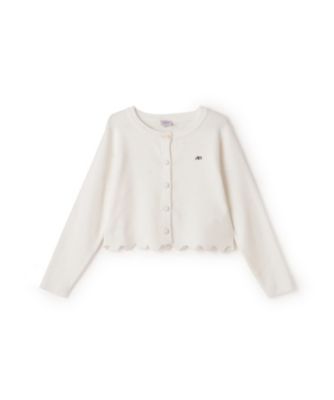 ANNA SUI mini (Baby & Kids)/アナ スイ・ミニ 裾スカラップカーディガン 7153201 オフホワイト トップス【三越伊勢丹/公式】