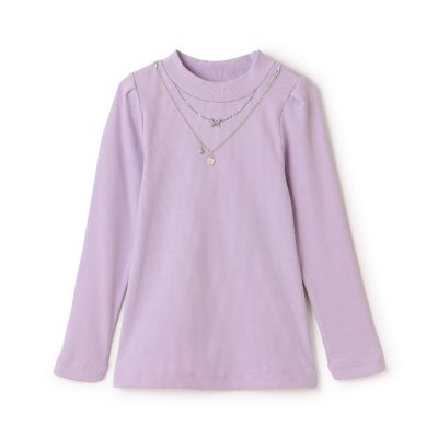 ANNA SUI mini (Baby & Kids)/アナ スイ・ミニ ネックレス付きテレコトップス 7153221 ラベンダー 【三越伊勢丹/公式】