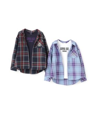 チェックシャツ＋長袖Tシャツ 7153270 | ANNA SUI mini