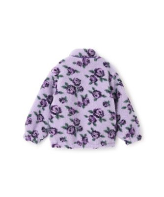 希少 アナスイ 花柄 フリンジ USA製 ヴィンテージ コート バラ柄ボアプルゾン 7153303 | ANNA SUI mini (Baby&Kids)/アナ