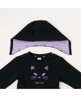 新品　アナスイミニ　ネコカットワンピース しっぽ付　150 しっぽつきネコカットワンピース 7153353 | ANNA SUI