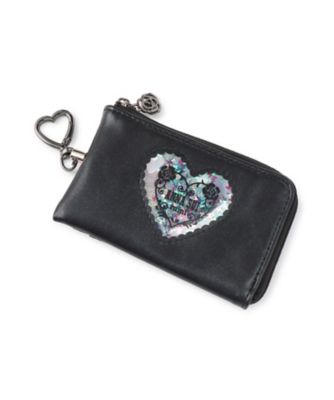 ＜ANNA SUI mini (Baby&Kids)＞ハートローズ窓リール付きキー＆パスポーチ　７１５３４０９