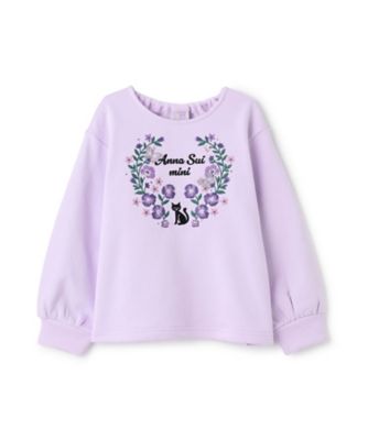 ＜ANNA SUI mini (Baby&Kids)＞ドリーミーネコ刺繍トレーナー　７１５４２２４