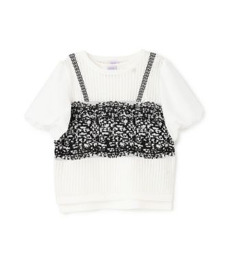 ビスチェ風ニット＋タンクトップ 7161203 | ANNA SUI mini