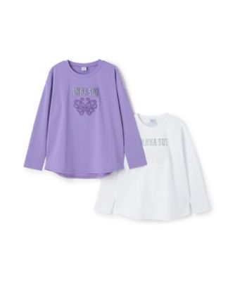 蝶ロゴ長袖Tシャツ 7161221 | ANNA SUI mini (Baby&Kids)/アナ