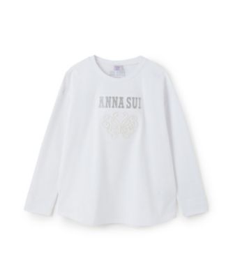 【新品】　アナスイミニ　Tシャツ　長袖 新品】 アナスイミニ Tシャツ ラベンダー 長袖 【公式通販】