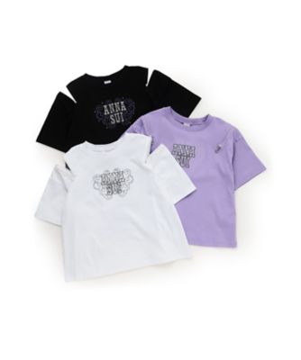 ラインストーンロゴTシャツ 7161227 | ANNA SUI mini