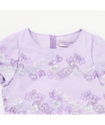 華やぎ総刺繍ワンピース 7161351 | ANNA SUI mini (Baby&Kids