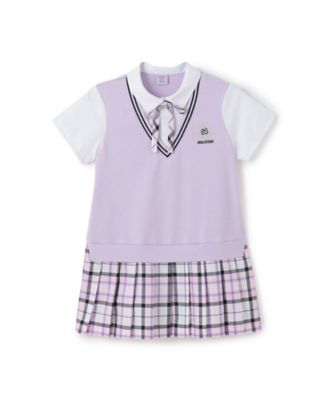 ＜ANNA SUI mini (Baby&Kids)＞チェックレイヤードワンピース　７１６１３５９