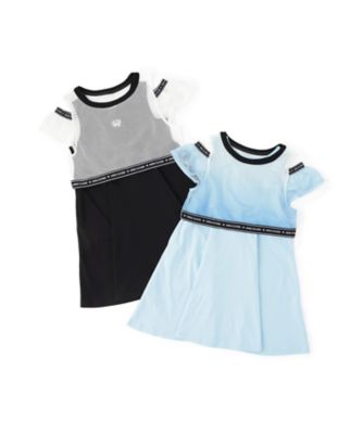 ANNA SUI子供服、130 袖チェックセーラーカラーワンピース(130cm 紺): キッズ - ナルミヤ