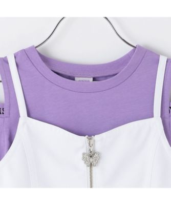 前あきジャンスカ＋肩開きTシャツ 7161363 | ANNA SUI mini