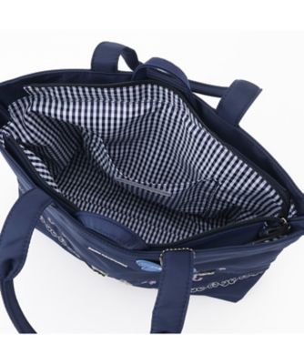 お花リボン刺しゅうファスナー付レッスンバッグ 7161401 | ANNA