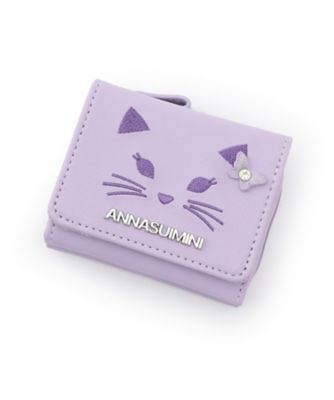 ＜ANNA SUI mini (Baby&Kids)＞ネコ刺繍財布　７１６１４０５