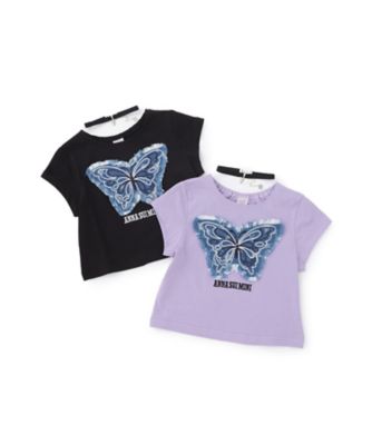 チョーカー付き蝶Tシャツ 7162222 | ANNA SUI mini (Baby&Kids