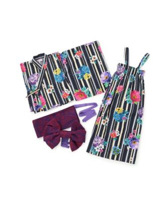 ストライプシグネチャーフラワー浴衣 7162604 | ANNA SUI mini