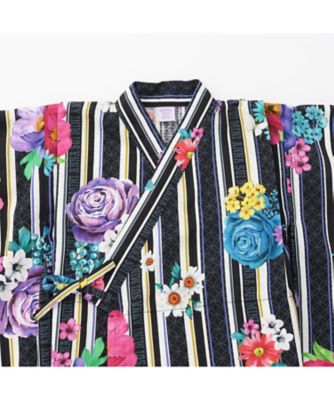 ストライプシグネチャーフラワー浴衣 7162604 | ANNA SUI mini